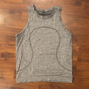 Gray Sleeveless Lululemon Tank Top